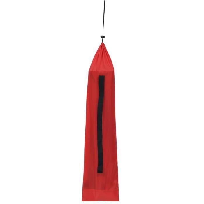 Lit de camping - vidaXL - 180x60x19 cm - Tissu Oxford - Acier - Rouge