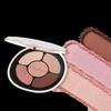 CHANDO Five-color Dynamic Eyeshadow Palette