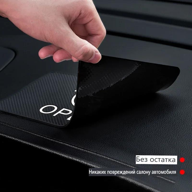 CIE1 Car Mobile Phone Mat Dashboard Mat Rubber Mat Non-Slip Pad For Opel Astra j Insignia Astra g Corsa Zafira b Mokka Vivaro Meriva