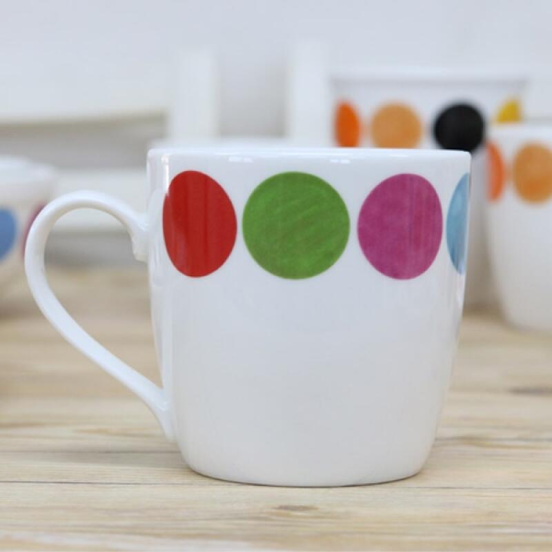 Color Pencil Dot Medium Mug 1p