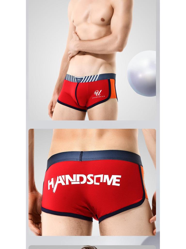 Men's Pure Cotton Boxer Briefs - Trendy, Comfortable, Breathable, Lightweight Summer Shorts