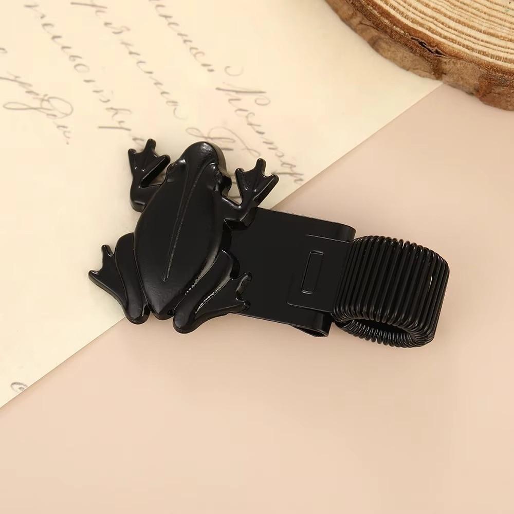 Spring Loaded Metal Pen Holder Animal Theme Bookmark Clip Vintage Frog Pen Clip School Supplies G