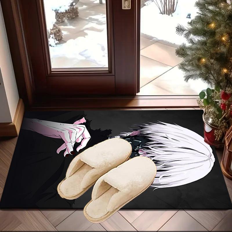Tokyo Ghoul Kaneki's Struggle Area Rug Office rug, Chair Rug, Decor Carpet Livingroom bedroom Mat, Large Size Fan gifts Christmas gifts