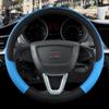 for Seat ibiza 6L 6J 6P 6F KJ1 FR Car Steering Wheel Cover PU Leather Non-slip 9 Colors Auto Accessories Fast Shipping