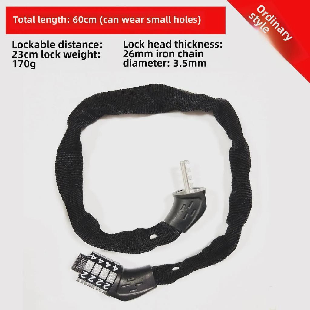 Anti-Theft Electric/Motorcycle Chain Lock with Password