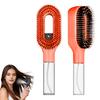 Brosse à Cheveux Vaporisatrice 2-en-1 avec Pulvérisateur d'Eau Intégré pour Cheveux Bouclés Ondulés Lisses Démêlage Cheveux Humides Secs Pratique pour le Voyage Peigne Anti-Frisottis