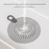 Anti-blocking Sink Strainer Floor Drain Mat Hair Clean Up Sewer Outfall Drain Filter Shower Drain Pad