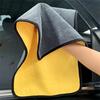 1/2/6/10pcs Microfiber Cleaning Towel Thicken Soft Drying Cloth Car Body Washing Towels Double Layer Clean Rags Car Accessories