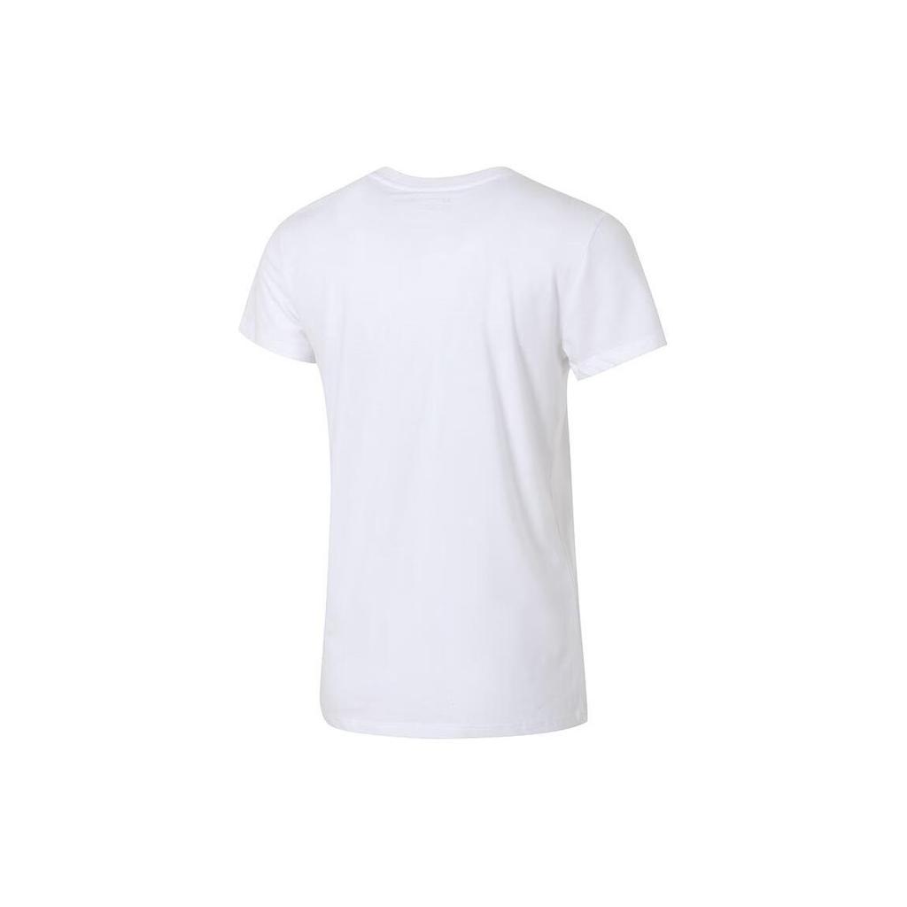 Under Armour Logo Comfort Breathable Round Neck Short Sleeve T-Shirt Women Tops White 1356305-108