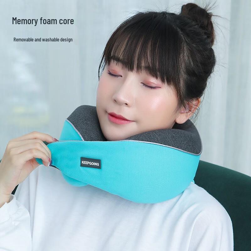 Tri-polar Memory Foam Travel Neck Pillow