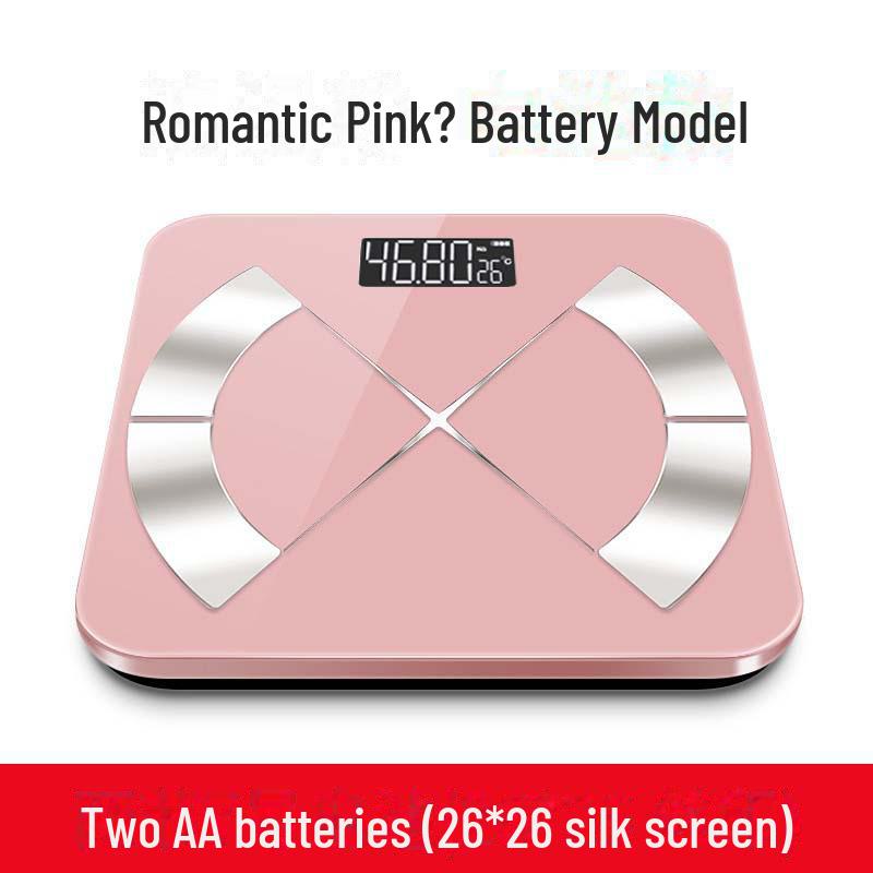 Upgraded Smart Rechargeable Body Fat and Weight Scale - Accurate Electronic Scale for Home Use