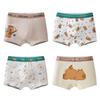 Children's Class A Pure Cotton Boxer Briefs, Antibacterial, 100% Cotton Crotch