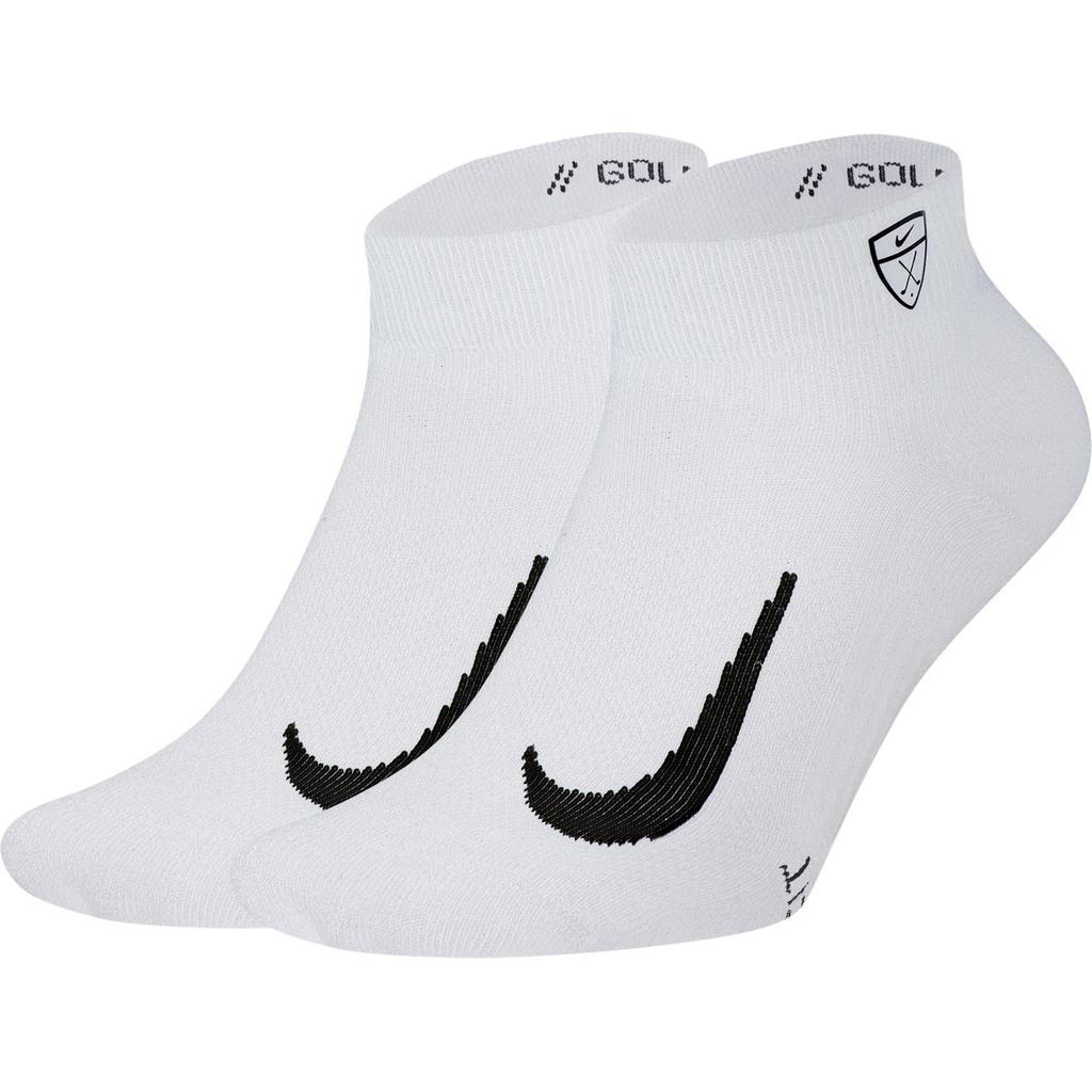 Nike Multiplier Low Golf Quarter Socks (2 Pairs) 'White' Men's CV2617-100