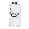 Kabel USB-C auf Lightning Baseus Tungsten Gold, 20W, 5A, PD, 1M (Schwarz)