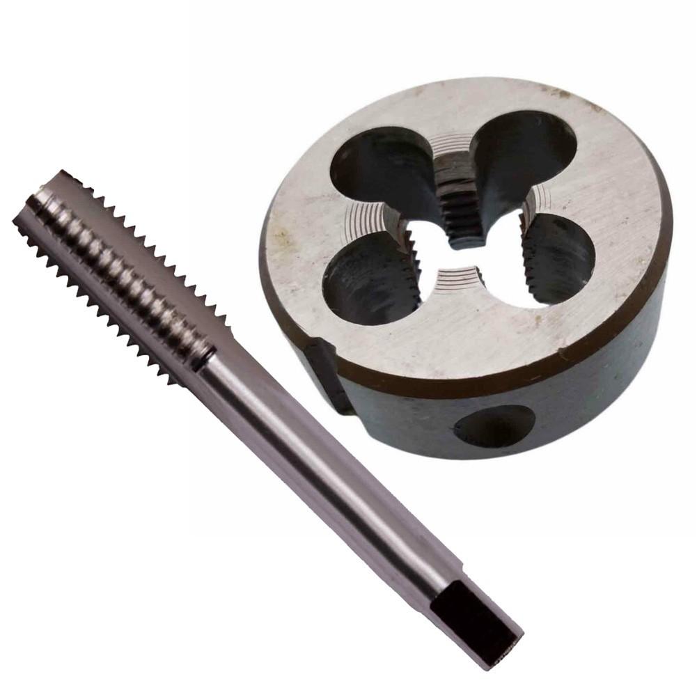 2PCS Hand Tap+Round Die High Speed Steel M13 X 1.5mm