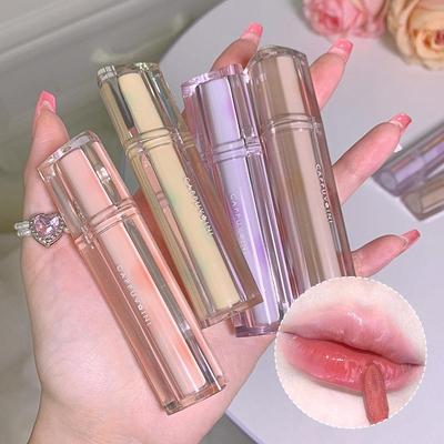 Krištáľový lesk na pery Nude tón na pery Dlhotrvácny rúž