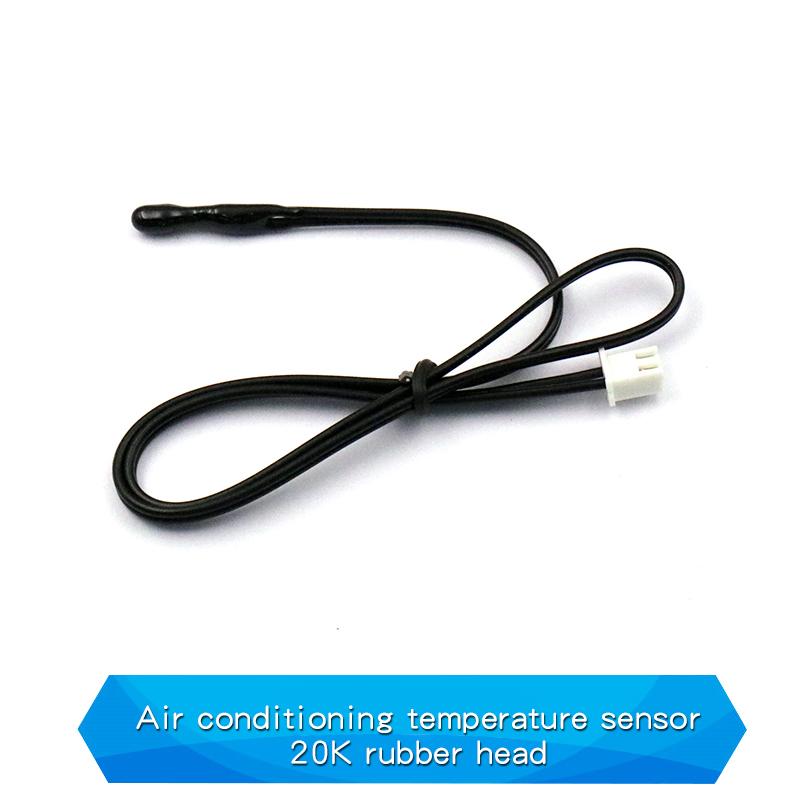 2PCS Air Conditioning Temperature Sensor 5K 10K 15K 20K 25K 50K 100K Conditioner Tube Sensor Rubber Head Copper Head