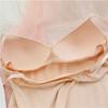 Sommer Damen Nahtloser Leibchen-BH Sling Bottoming Shirt V-Krawatte Brustpolster Ärmellose Weste