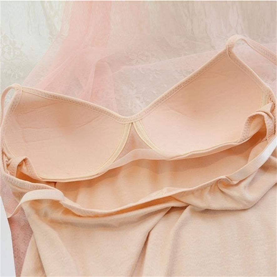 Sommer Damen Nahtloser Leibchen-BH Sling Bottoming Shirt V-Krawatte Brustpolster Ärmellose Weste
