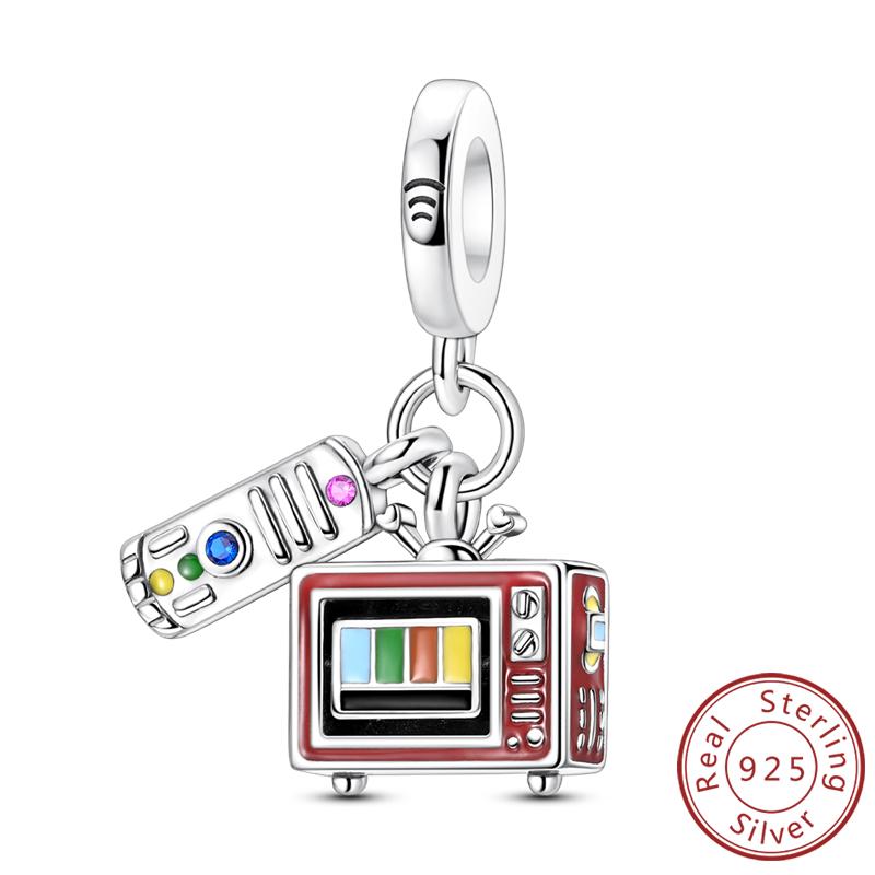 Original Charms Beads Pendants Copper Crown Strawberry Perfume Gold Bow Charm Fit Bracelet Necklace Women Jewelry