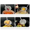304 Stainless Steel Residue Filter Long Handle Skimmer Spoon Multifunctional Food Strainer Mesh Spoon Colander Kitchen Utensils
