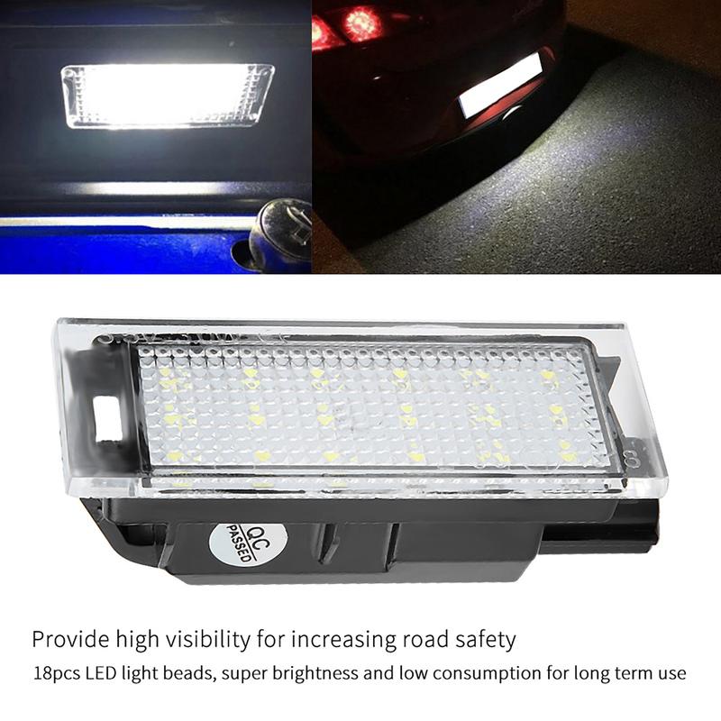 Car LED License Plate Light Lamp for Twingo///Lagane LED License Lamp License Plate Light License Lamp for Twingo