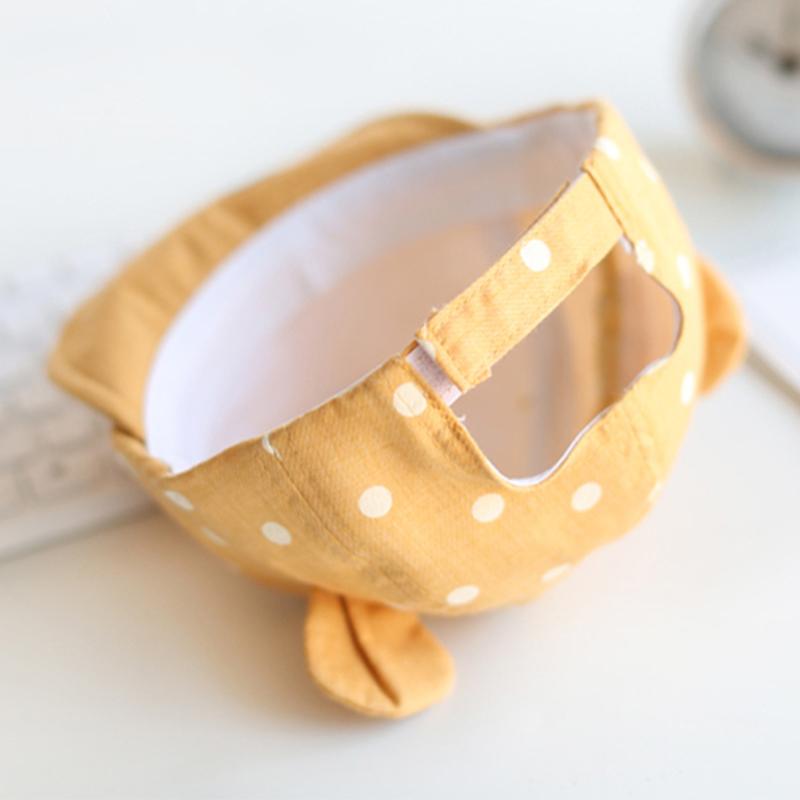 Baby Hüte Sommer Kinder Baumwolle Schirmmütze Kleinkind Nette Dot Mädchen Jungen Hut Kind Nette 3D Ohr Baseball Caps Infant weiche Sonnenhut