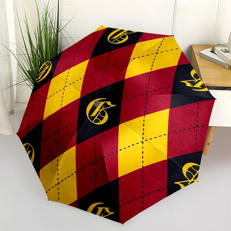 

1pc Hogwarts Gryffindor House Crest Umbrella with Plastic Handle,Cartoon Pattern,Suitable for All Seasons Multi-functional Umbrella358
