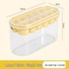 Zhi Shi Silicone Press-Type Ice Cube Tray with Lid & Storage Bin