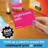 Family Hilarious Cards Misheard Music Games Guess The Song or Artist with 500 Lyrical Nonsense Card Party Entertainment