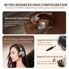 2024 New Retro Headphones Wireless Bluetooth Headsets DJ Stereo Sounds Over Ear Earphones Foldable Headset Gamer Choice