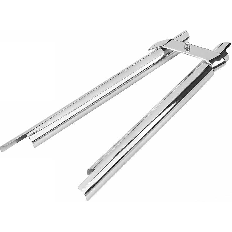 Chrome Front Frame Down Tube Covers for Harley Softail Fatboy Heritage Springer Deluxe FLSTN FLSTF FLST