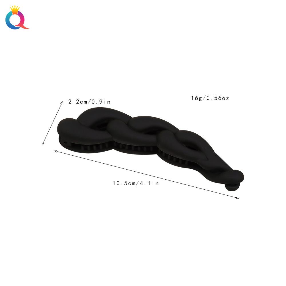 Frosted Banana Clip Vertical Clip Back Hair Clip Twist Hair Pin Hair Clip Ponytail Clip Hair Accessories
