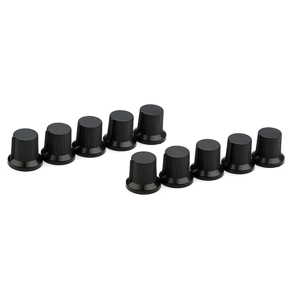 10Pcs Guitar Volumes Control Knob Potentiometer Knobs 6mm Shaft Hole Amplifier Knob for Speaker Effect Pedal Amplifier