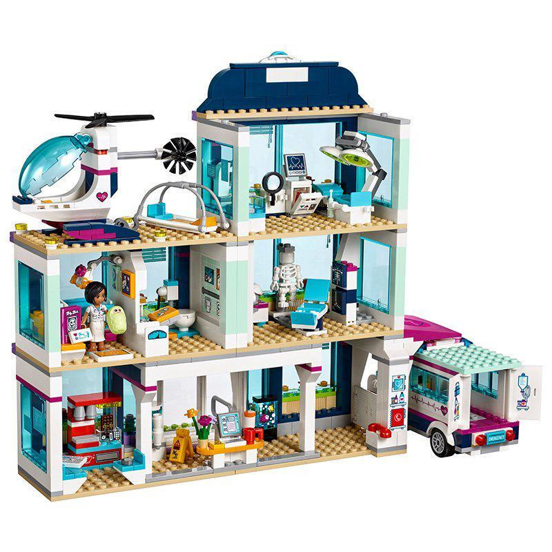 Heartlake City Park Friends compatible Lego Hospital 932pcs 3061 Building block Heartlake City Park Friends compatible Lego Hospital 932pcs 3061 Building block