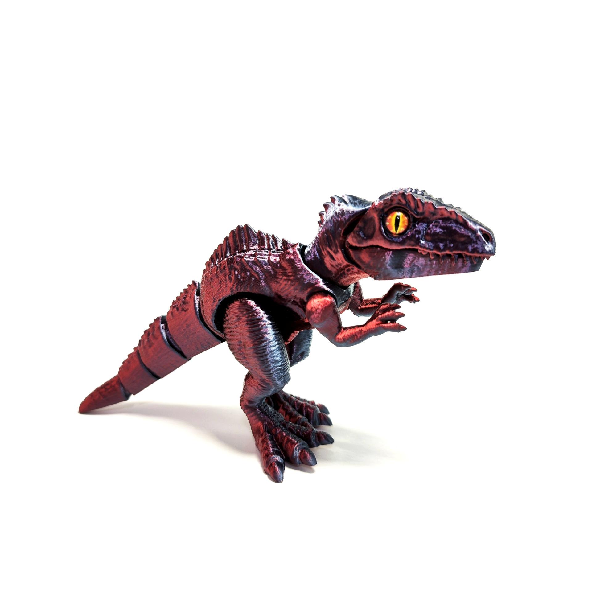 3D Printed Jointed Dragon Dinosaur Decompression Toy and Handicraft Gift Ornament