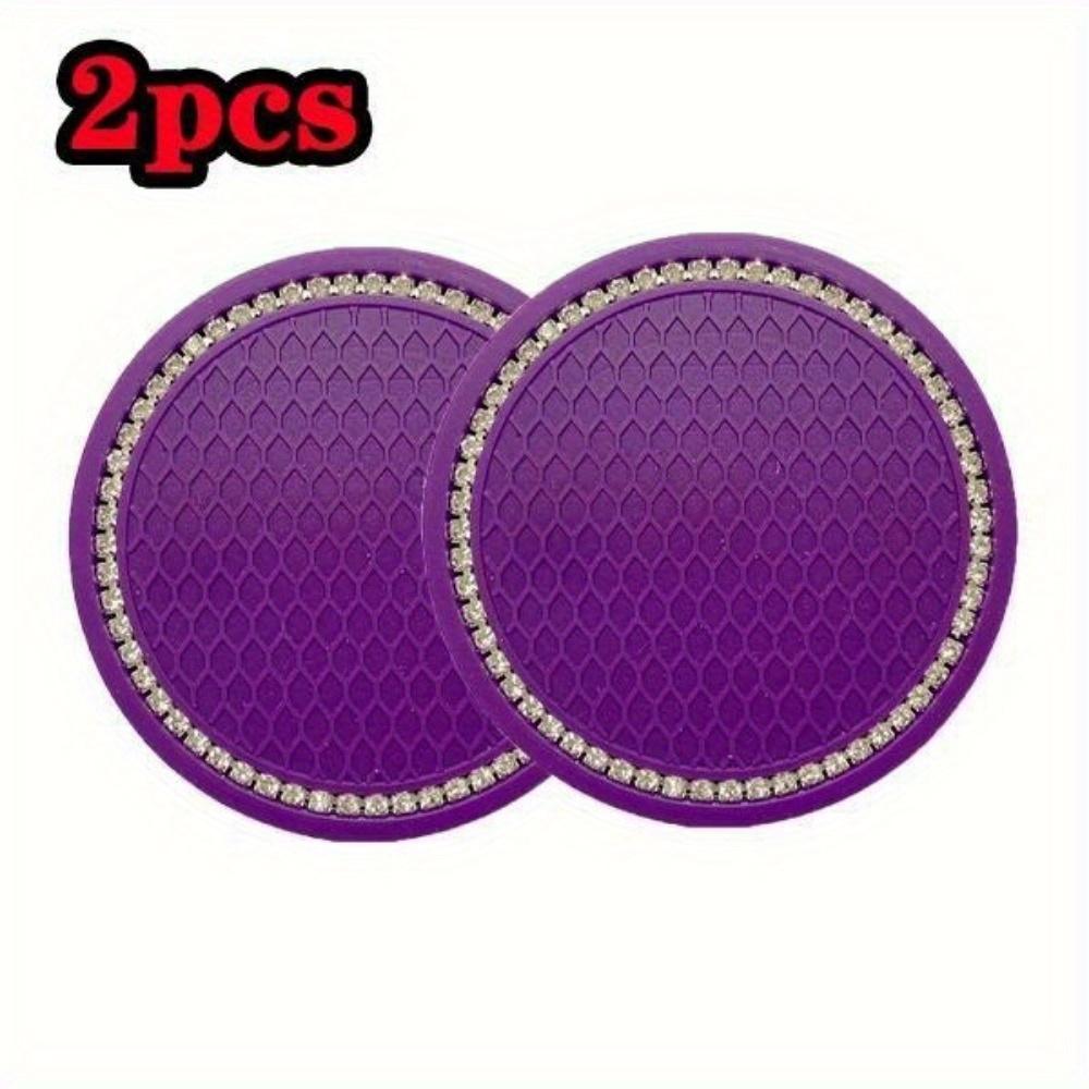 Car Coaster Water Cup Bottle Holder Anti-slip Pad Mat Silica Gel Waterproof for Interior Decoration Car Styling Accessories