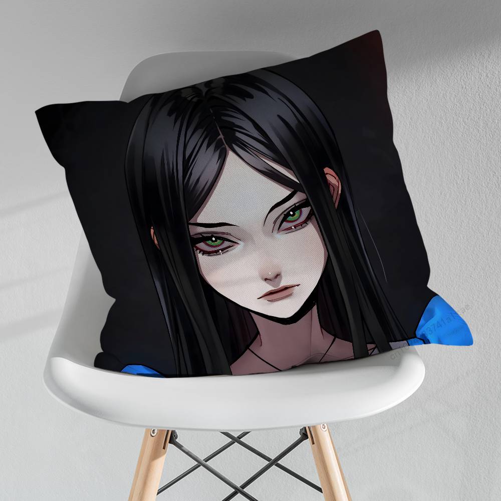 AAlice Game MMadness Returns Kissen über Wohnzimmer Sofa Kissenbezug Heimdekoration Schlafzimmer Zimmer Bett Kissenbezug