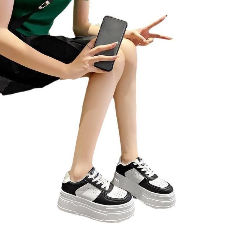 New Thick-soled Shoes, Versatile Retro Height-increasing Casual Shoes, High-heeled Sports Shoes