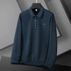 Men's Plus Size Fleece Lined Lapel Polo Shirt