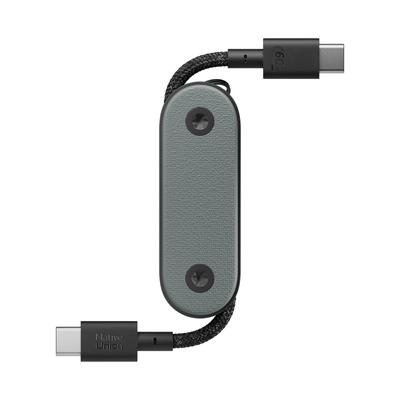 Native Union Pocket Cable 60 W, verstärktes geflochtenes auf tragbares Ladekabel, kompatibel mit iPhone 15 15 Pro, iPad, iPad Galaxy Flip Fold 5 – USB-C