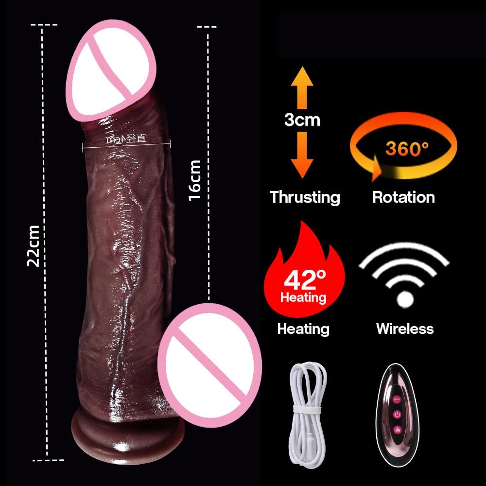 Vibrator Dildos Realistic Big Long Dildo Adult Supplies Huge Dick 18 for Girls Sex Toy Penis Sexyshop Rubber Dilddo Xxl Women's