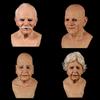 Elderly Woman Man Mask Wrinkle Full For Head Mask Grandpa/Grandma Face Mask Devil Novelty Supplies Halloween Party Cosplay Props