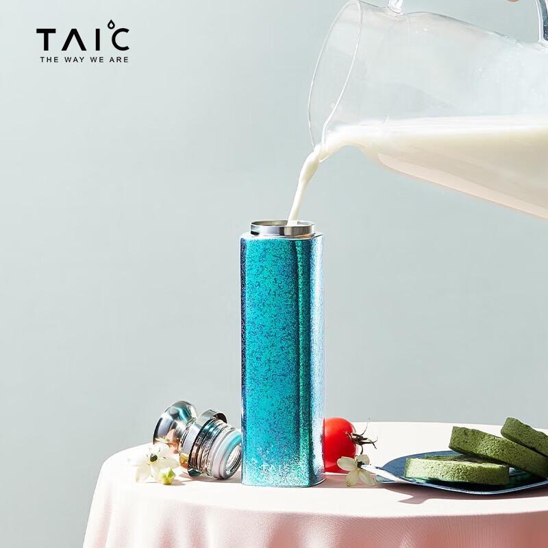 TAIC Мини-термокружка из чистого титана для путешествий