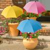 Adjustable Garden Shade Umbrella Metal Stake Sunshade Umbrella Sun Protection Cover  Potted Plants