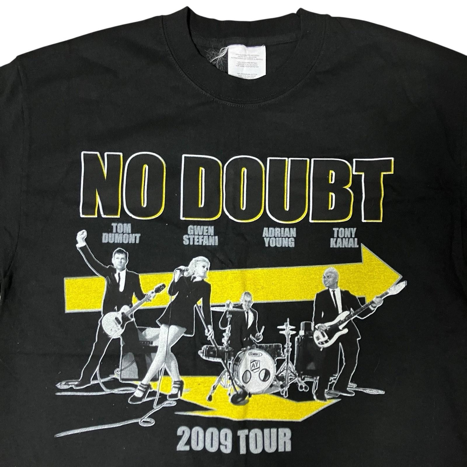 No Doubt Paramore Band Tee Womens M Black 2009 Tour Dates Concert T-Shirt Y2K XXL