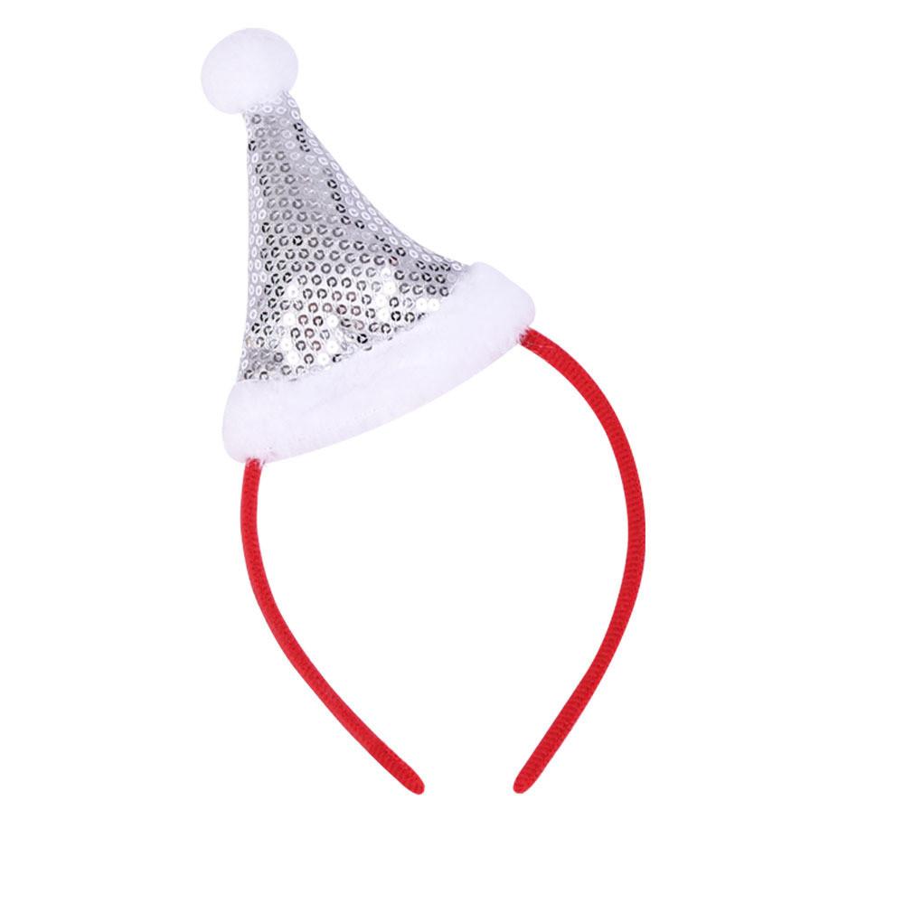 Stunning Headband Christmas Festive Party Accessory With Shimmering Sequins Available In Gold Silver Green And Colors Red