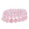 Rose Quartz & Strawberry Quartz Crystal Beads for DIY Jewelry