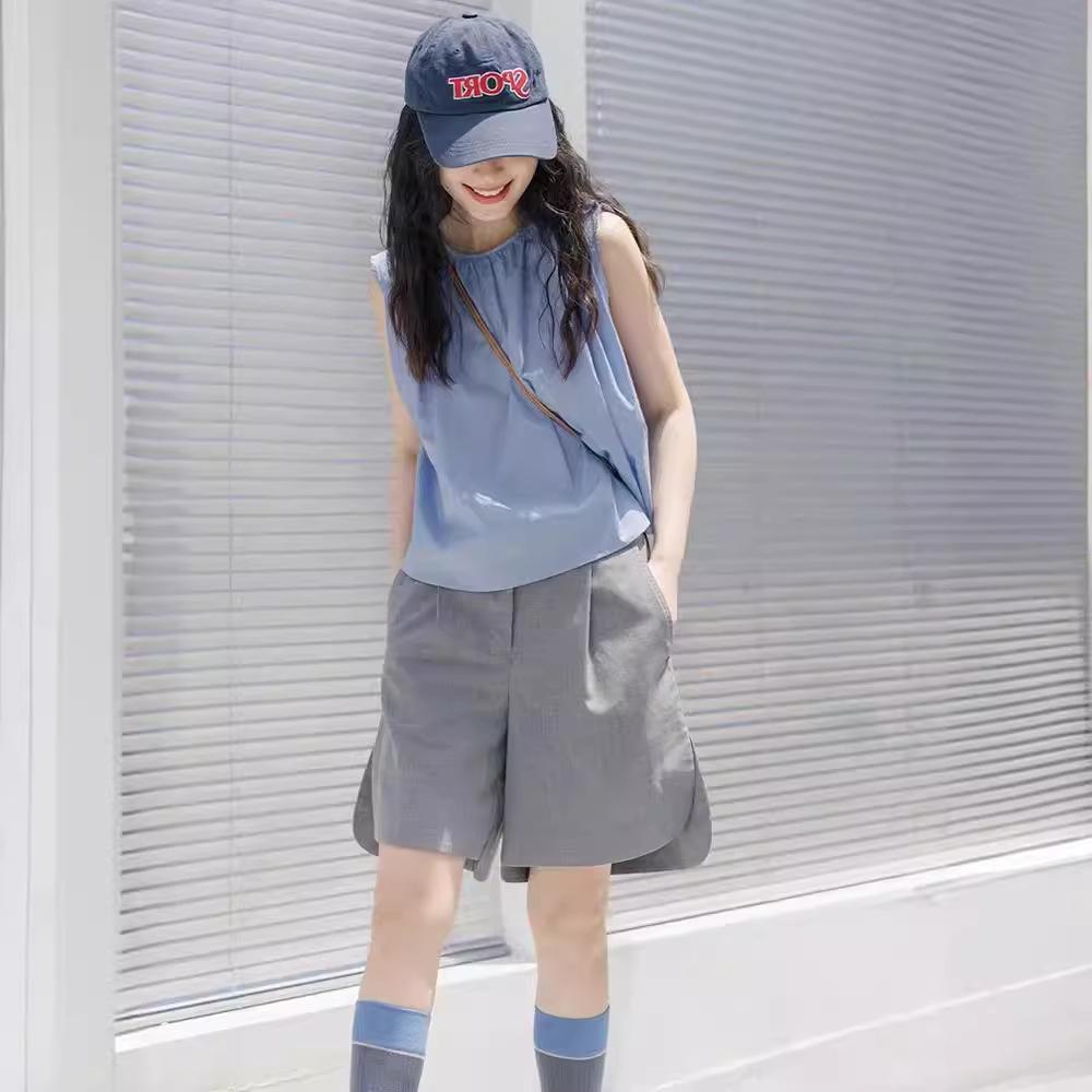 

Dopamine Dressing Women s 2024 Summer Street-Style Two-Piece Shorts Set M