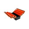 Caisse à outils - gamme premium - métallique - 5 compartiments - poignées articulées - acier rigide